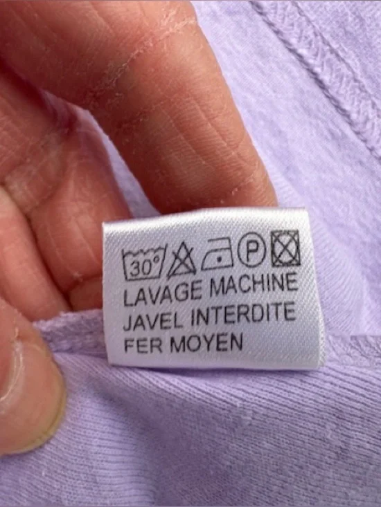 Lavender Y2K Tank Top with Flaps in Front, Women’s sz S/T1 - Picture 8 of 8